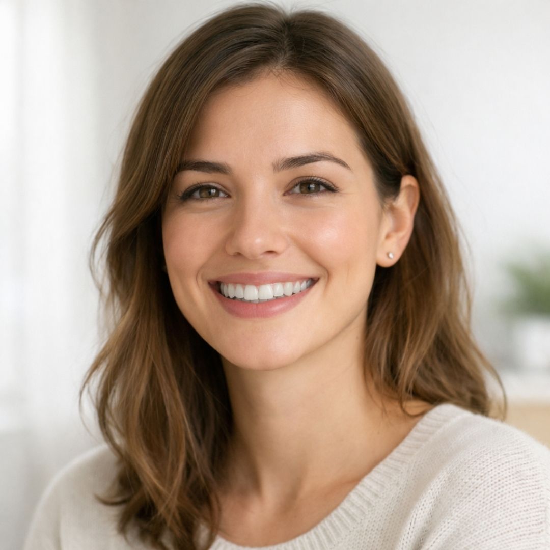 woman beautiful smile